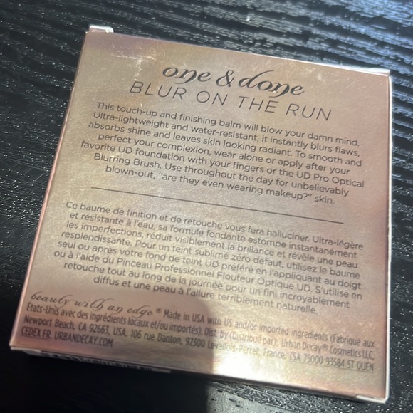 🌙💕Urban Decay Medium Deep Blur On The Run Balm - Picture 8 of 8